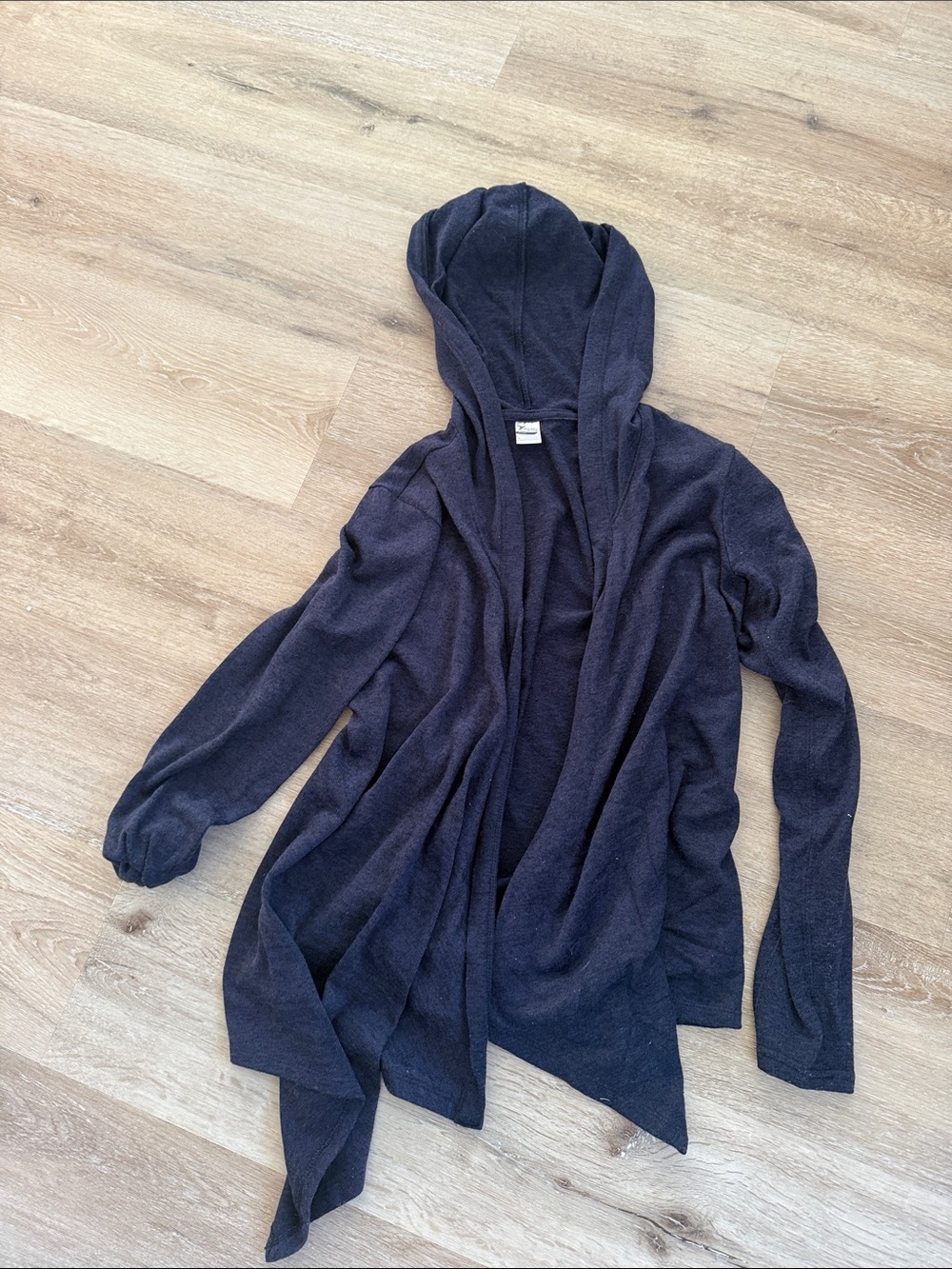 Old Navy Dark Navy Hooded Open-Front Cardigan